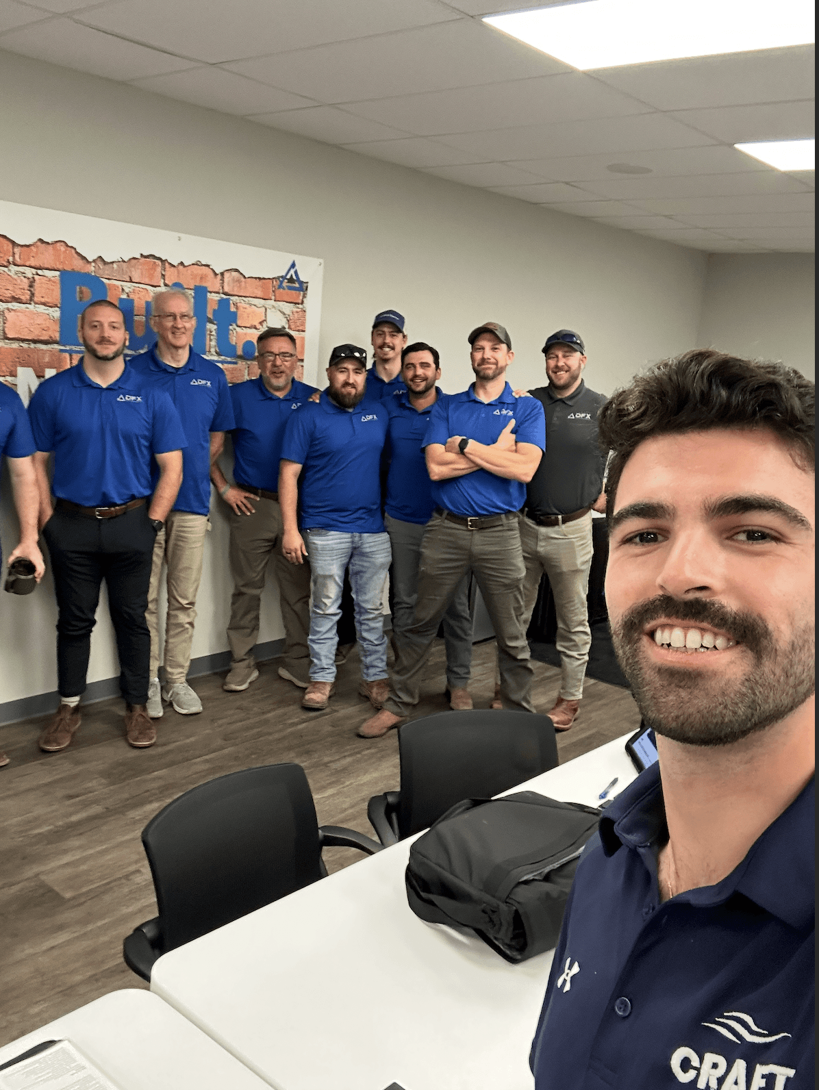 Craft team with a customer's sales team