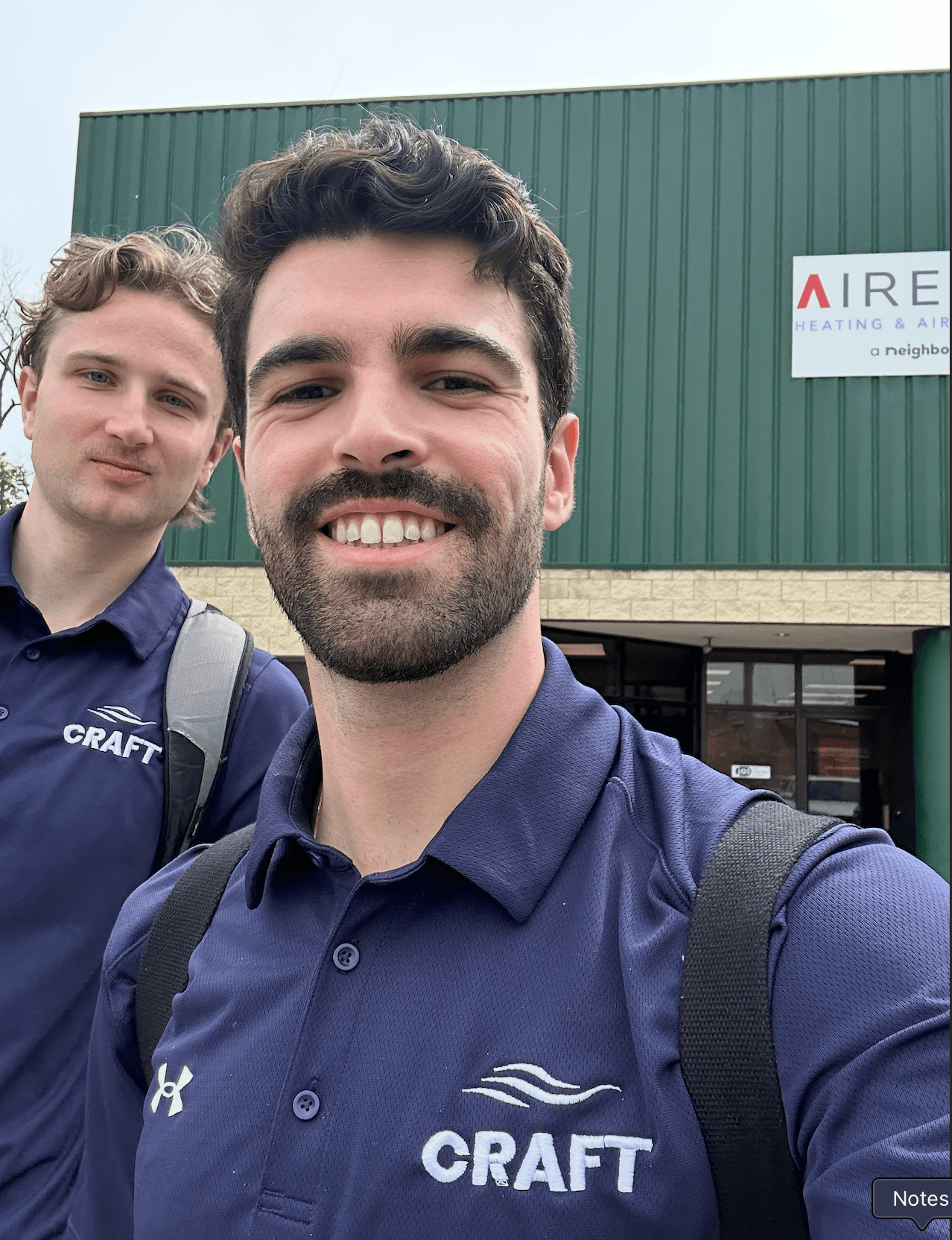 Craft team on a customer site visit