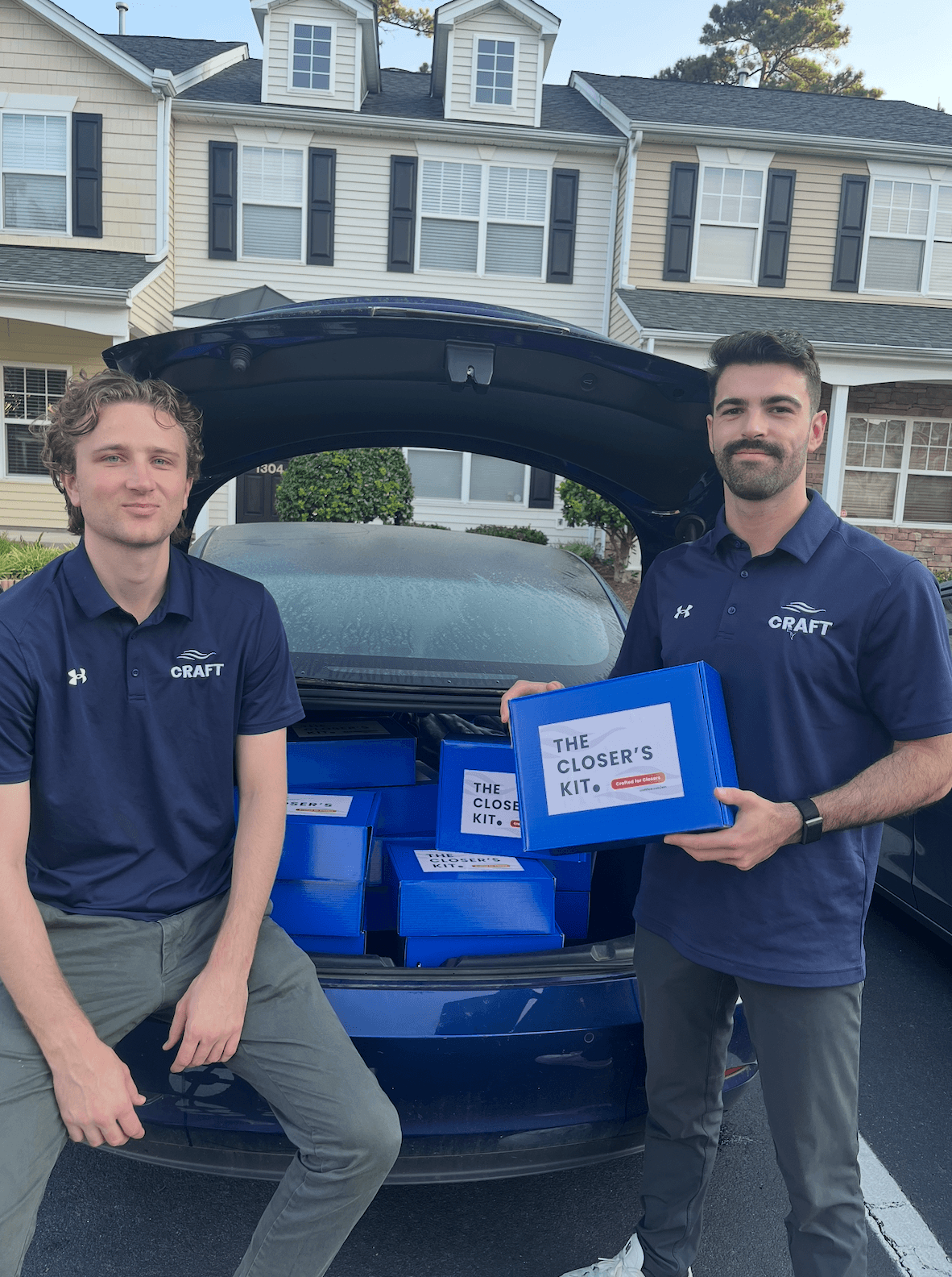 Delivering closer's kits to a customer