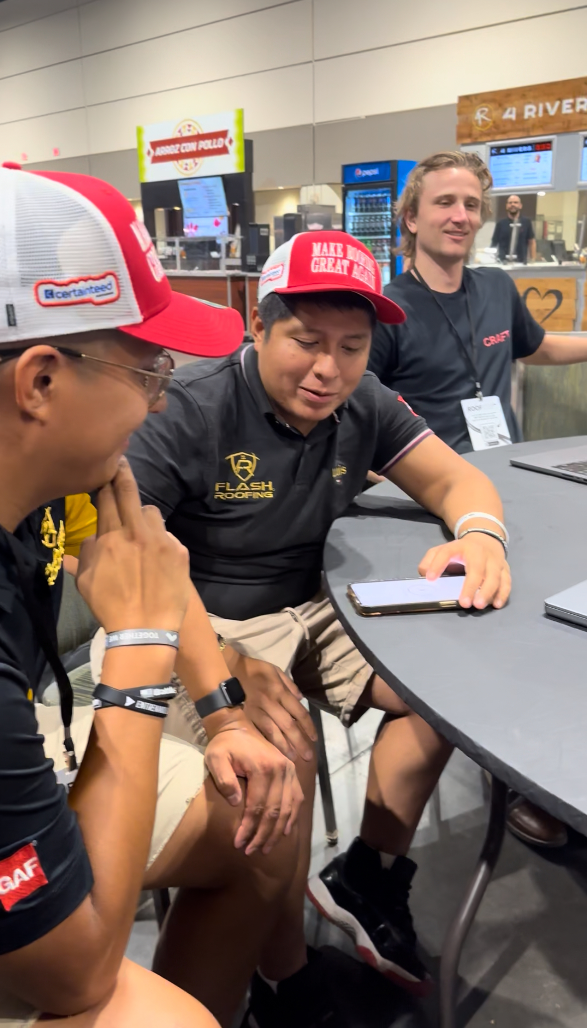 Customer testimonial moment
