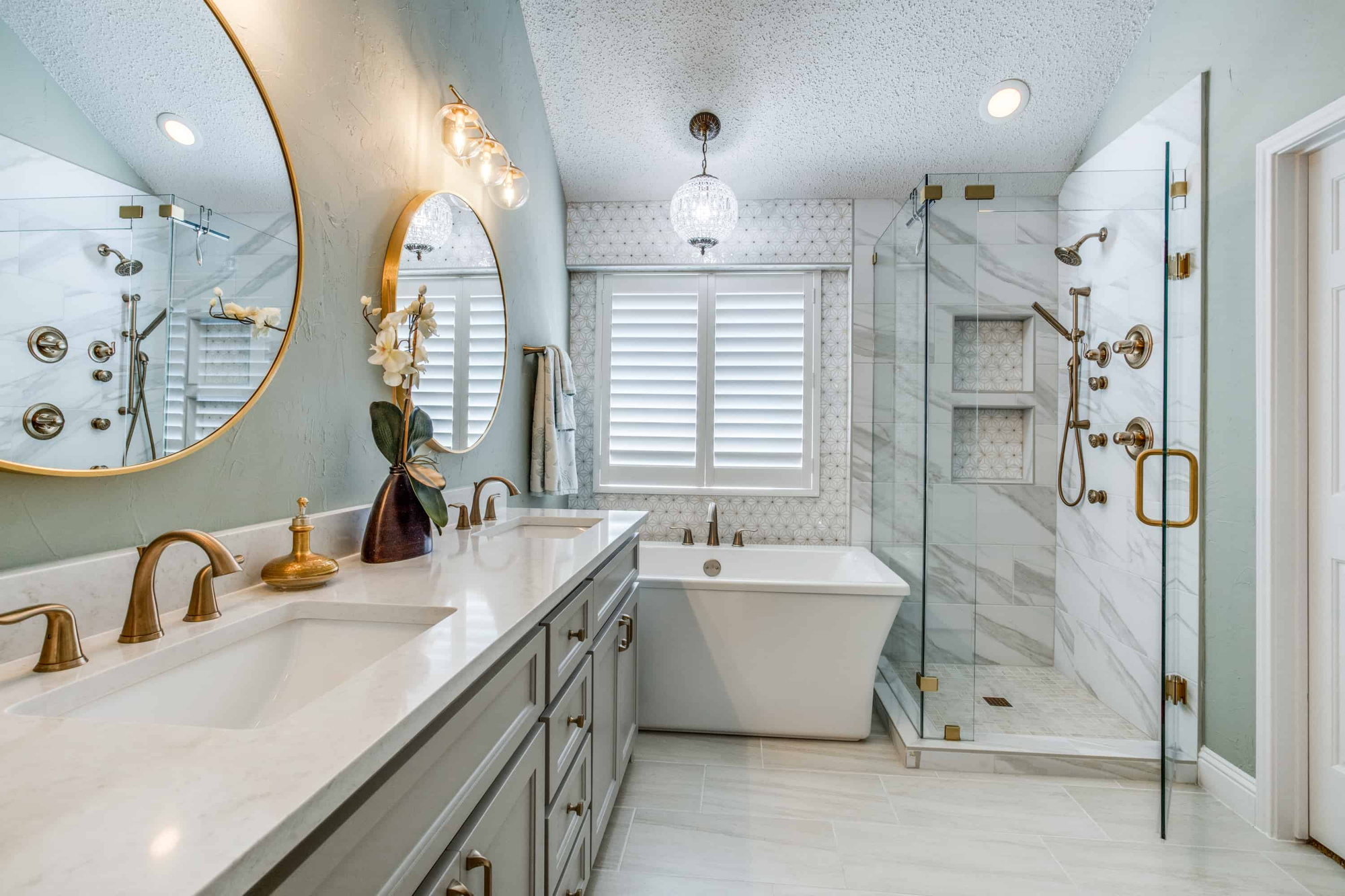 USA Bath remodeled bathroom